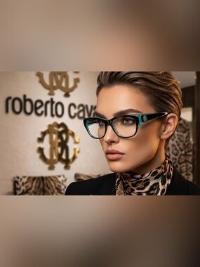 Authentic Roberto Cavalli designer signature prescription eyeglasses frames